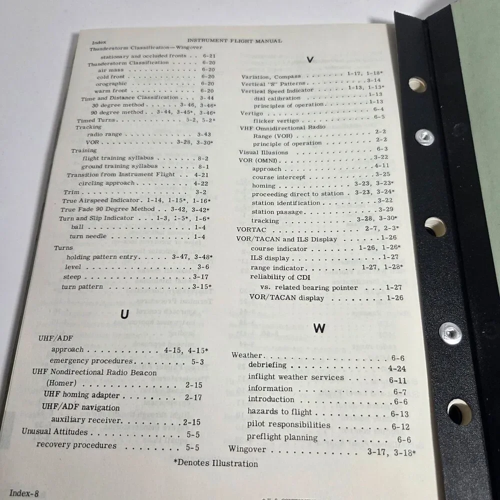 Vintage US Navy NATOPS Instrument Flight Manual 1967 Vietnam War Era Aviation